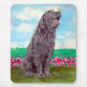 Labradoodle with Butterfly Mousepad by mozache Labradoodle with Butterfly Mousepad