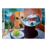 Labrador and Snowglobe cards