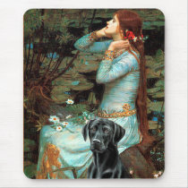 Labrador (black 1) - Ophelia mousepads