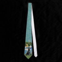 Labrador (black) - Sailboats (Monet) ties