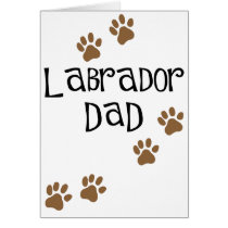 Labrador Dad Card