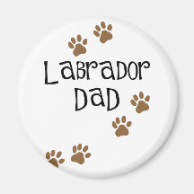 Labrador Dad Refrigerator Magnet