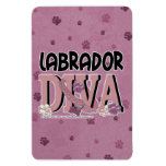 Labrador DIVA Rectangle Magnets