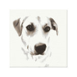 Labrador Dog face canvas print