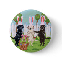 Labrador Easter Bunnies!! Buttons