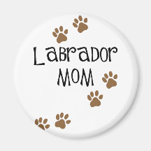 Labrador Mom Refrigerator Magnets