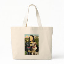 Labrador pair (B+Y) - Mona Lisa bags