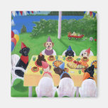 Labrador Party Fridge Magnets