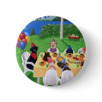 Labrador Party Pinback Button