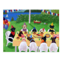 Labrador Party Post Cards