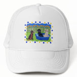 Labrador Pool Fun (dot) Mesh Hat