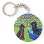 Labrador Pool Fun Keychains