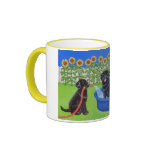 Labrador Pool Fun mugs