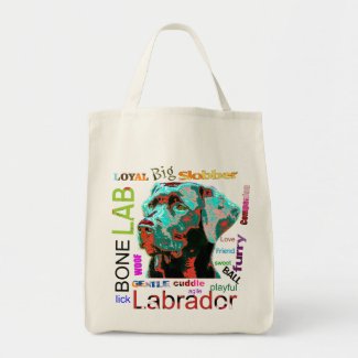 Labrador - Pop Art Design Organic Bag