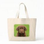 Labrador puppy 9Y267D-063 Canvas Bags