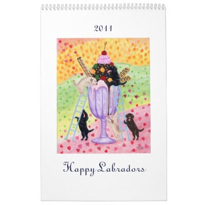 Labrador Retriever 2011 Calendar E