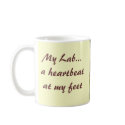 Labrador Retriever A Heartbat At My Feet Mug