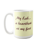 Labrador Retriever A Heartbeat At My Feet Mug