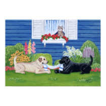Labrador Retriever Art Print by HappyLabradors Labrador Retriever Art Print