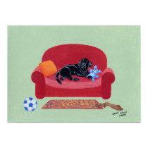 Labrador Retriever Art Print by HappyLabradors Labrador Retriever Art Print