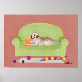 Labrador Retriever Art Print print