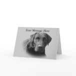 Labrador Retriever Awesome Greeting Card