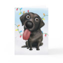 Labrador Retriever (Black) Christmas cards by cartoondogs Labrador Retriever (Black) Christmas cards