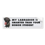 Labrador Retriever (Black) Honor Bumper Sticker