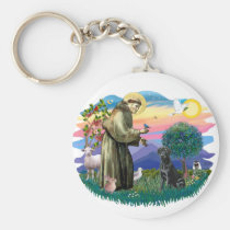 Labrador Retriever (black) keychains