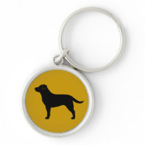 Labrador Retriever (Black) Keychain