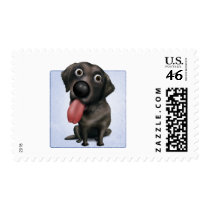 Labrador Retriever (Black) Stamp