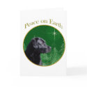 Labrador Retriever (blk) Peace cards