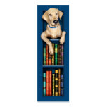 Labrador Retriever Blue Bookmark Business Card Templates