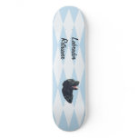 Labrador Retriever ~ Blue w/ White Diamonds Skate Decks
