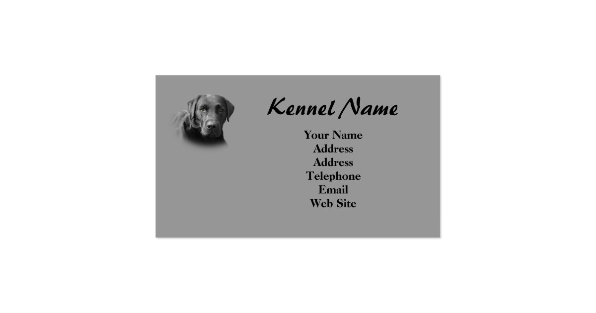 Labrador Retriever Breeder Business Card Zazzle