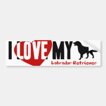 Labrador Retriever Bumper Stickers