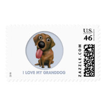 Labrador Retriever (Chocolate) Granddog Stamps