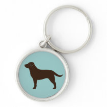 Labrador Retriever (Chocolate) Key Chains