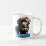 Labrador Retriever (chocolate) Name Coffee Mugs