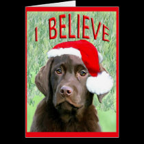 Labrador Retriever Christmas Card cards