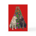 Labrador Retriever Christmas Card Tree