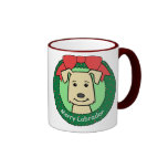 Labrador Retriever Christmas Coffee Mugs