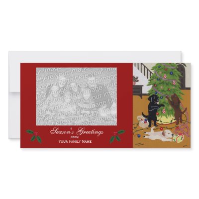 Labrador Retriever Christmas Photo Cards by HappyLabradors