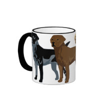 Labrador Retriever colors Coffee Mugs
