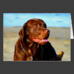 Labrador Retriever Dog Art - Bosco Greeting Card