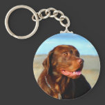 Labrador Retriever Dog Art - Bosco Keychain