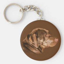 Labrador Retriever Dog Keychain, Customizable