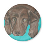 LABRADOR RETRIEVER DOG MAGNET