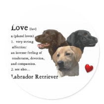 Labrador Retriever Gifts stickers by DogsByDezign Labrador Retriever Gifts stickers