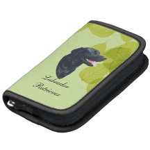 Labrador Retriever ~ Green Leaves Design Folio Planner